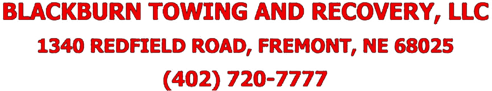 Logo Black Burn Towing And Recovery, Llc